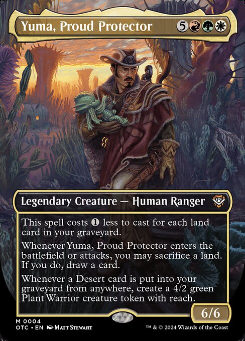 Yuma, Proud Protector (4) [Outlaws of Thunder Junction Commander]