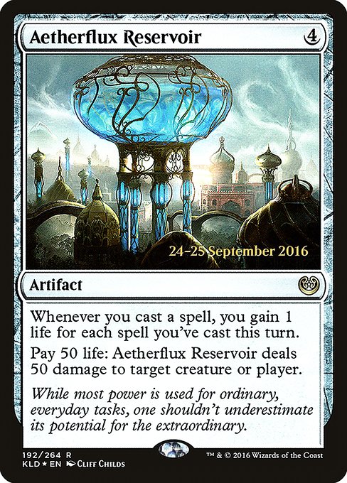 Aetherflux Reservoir (192s) [Kaladesh Promos]