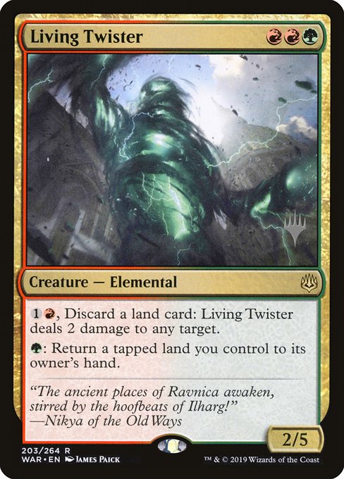 Living Twister (203p) [War of the Spark Promos]