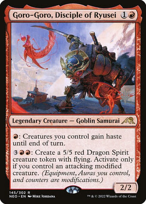 Goro-Goro, Disciple of Ryusei (145p) [Kamigawa: Neon Dynasty Promos]