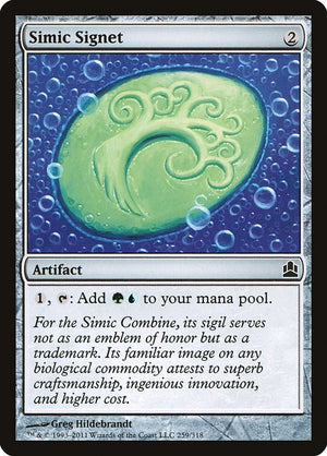 Simic Signet (259) [Commander 2011]