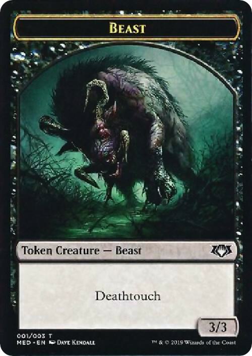 Beast Token (1) [Mythic Edition: War of the Spark]