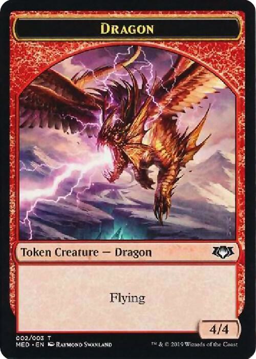 Dragon Token (2) [Mythic Edition: War of the Spark]