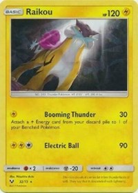Raikou - 32/73 (Let's Play, Pikachu!) (Cracked Ice Holo) (032/073) [Deck Exclusives]