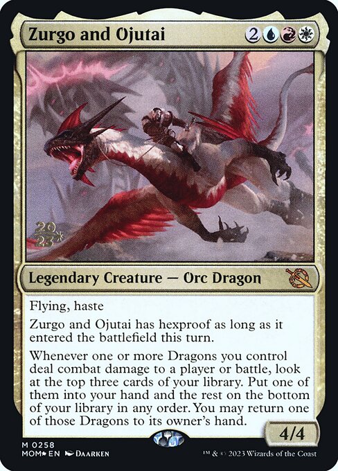 Zurgo and Ojutai (258s) [March of the Machine Promos]