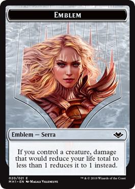 Emblem - Serra the Benevolent (20) [Modern Horizons]