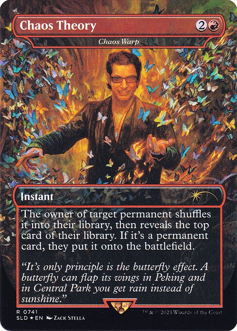 Chaos Warp (741) [Secret Lair Drop] [Borderless]