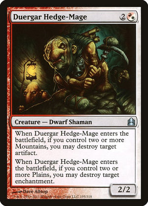 Duergar Hedge-Mage (195) [Commander 2011]