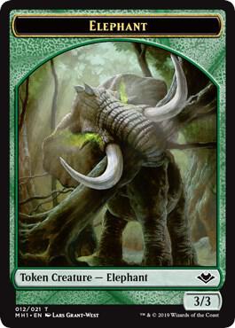 Elephant // Spirit Double-Sided Token (12 // 16) [Modern Horizons]