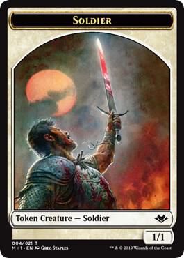 Soldier // Myr Double-Sided Token (4 // 19) [Modern Horizons]