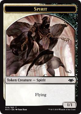 Spirit // Myr Double-Sided Token (16 // 19) [Modern Horizons]