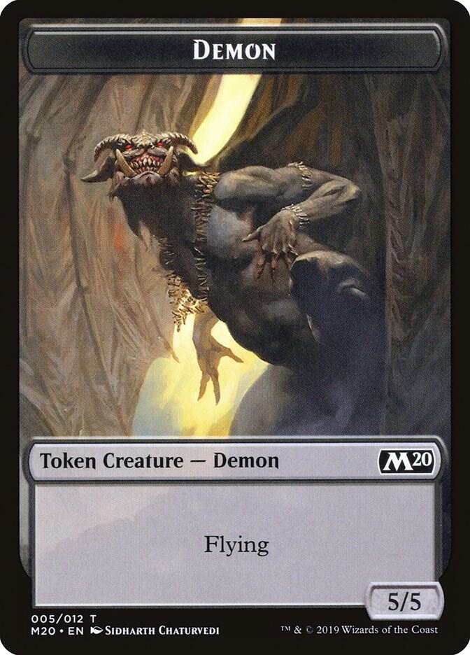 Demon Token (5) [Core Set 2020]