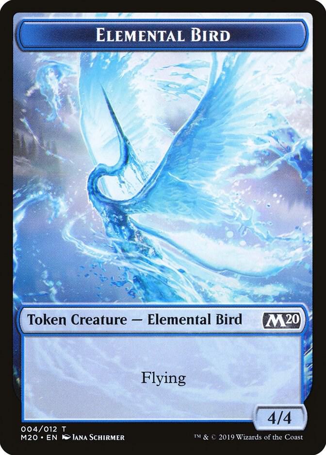 Elemental Bird Token (4) [Core Set 2020]