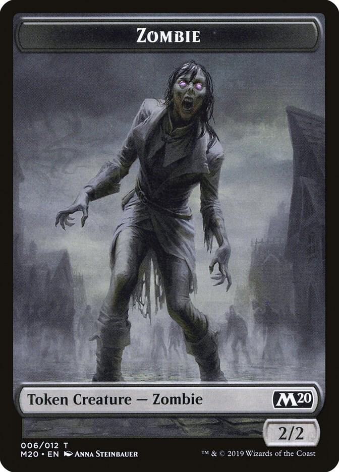 Zombie Token (6) [Core Set 2020]