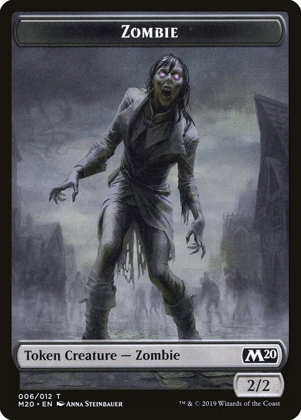 Zombie Token (6) [Core Set 2020]