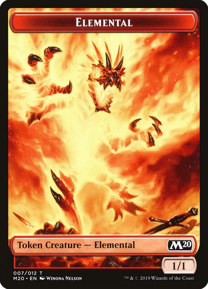 Elemental Token (7) [Core Set 2020]