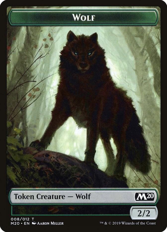 Wolf Token (8) [Core Set 2020]