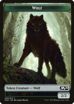 Wolf Token (8) [Core Set 2020]