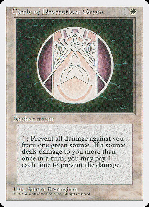 Circle of Protection: Green (16) [Fourth Edition]