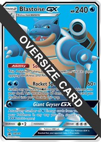 Blastoise GX - SM189 (Black Star Promos) (SM189) [Jumbo Cards]