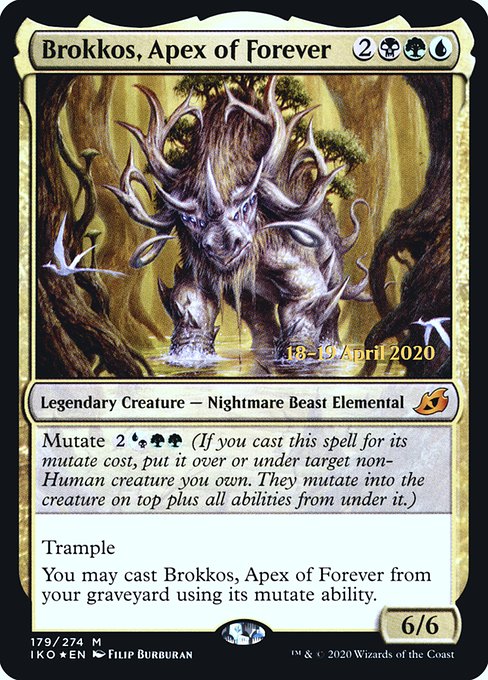 Brokkos, Apex of Forever (179s) [Ikoria: Lair of Behemoths Promos]