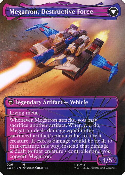 Megatron, Tyrant // Megatron, Destructive Force (26) [Transformers] [Borderless]