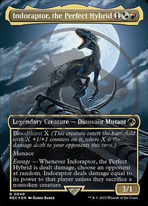 Indoraptor, the Perfect Hybrid (40) [Jurassic World Collection] [Borderless]