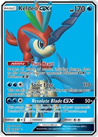Keldeo GX (Full Art) (219/236) [SM Unified Minds]