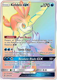 Keldeo GX (Secret) (240/236) [SM Unified Minds]