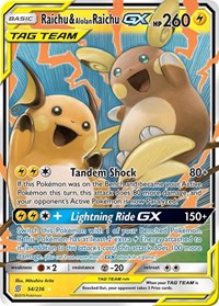 Raichu & Alolan Raichu GX (54/236) [SM Unified Minds]