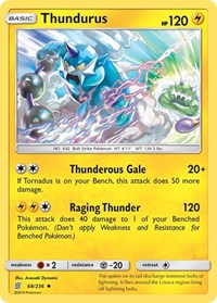 Thundurus (68/236) [SM Unified Minds]