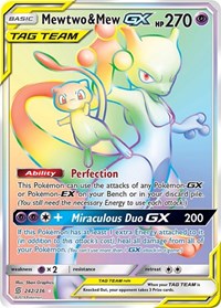 Mewtwo & Mew GX (Secret) (242/236) [SM Unified Minds]