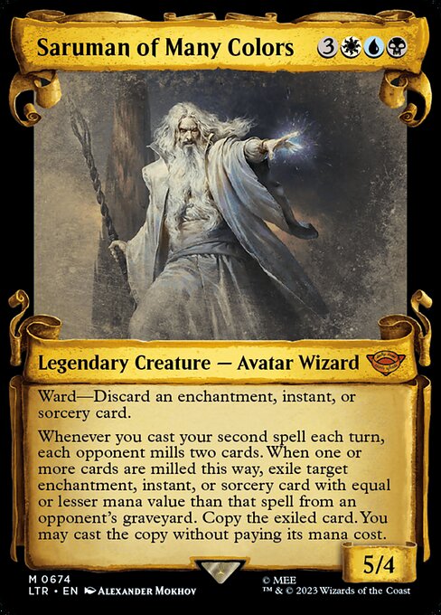 Saruman of Many Colors (674) [The Lord of the Rings: Tales of Middle-earth] [Showcase]