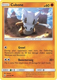 Cubone (105/236) [SM Unified Minds]