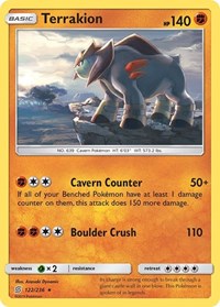 Terrakion (122/236) [SM Unified Minds]
