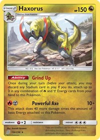 Haxorus (156/236) [SM Unified Minds]