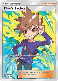 Blue's Tactics (Full Art) (231/236) [SM Unified Minds]