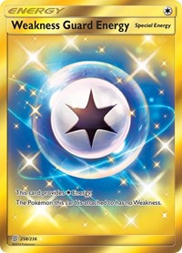 Weakness Guard Energy (Secret) (258/236) [SM Unified Minds]