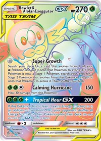 Rowlet & Alolan Exeggutor GX (Secret) (237/236) [SM Unified Minds]