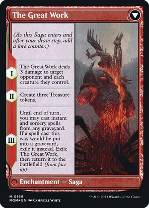 Urabrask // The Great Work (169s) [March of the Machine Promos] Reverse