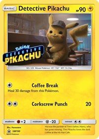 Detective Pikachu - SM190 (Stamped) (SM190) [SM Promos]