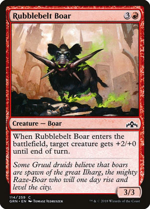 Rubblebelt Boar (114) [Guilds of Ravnica]