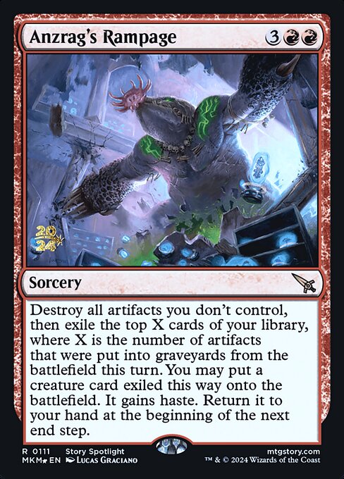 Anzrag's Rampage (111s) [Murders at Karlov Manor Promos]