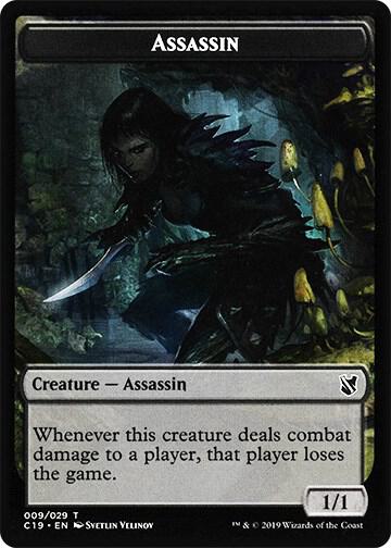 Assassin // Morph Double-Sided Token (9 // 27) [Commander 2019]