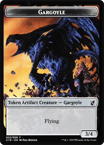 Gargoyle // Egg Double-Sided Token (22 // 16) [Commander 2019]