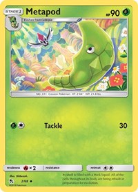 Metapod (2/68) [Hidden Fates]