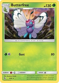 Butterfree (3/68) [Hidden Fates]
