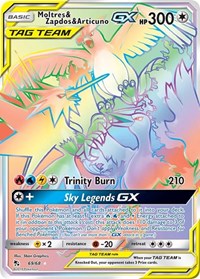 Moltres & Zapdos & Articuno GX (Secret) (69/68) [Hidden Fates]
