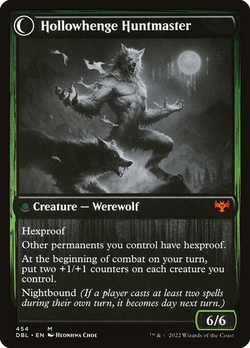 Avabruck Caretaker // Hollowhenge Huntmaster (454) [Innistrad: Double Feature]