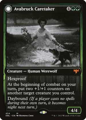 Avabruck Caretaker // Hollowhenge Huntmaster (454) [Innistrad: Double Feature]